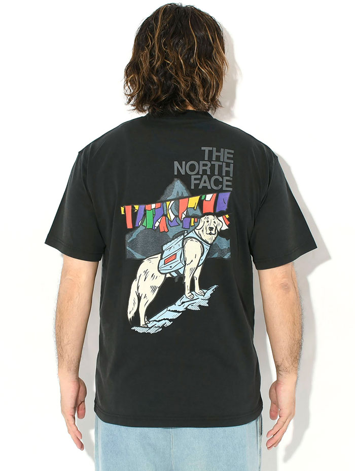 THE NORTH FACE（ザ ノースフェイス） Tシャツ 半袖 メンズ ドッグ