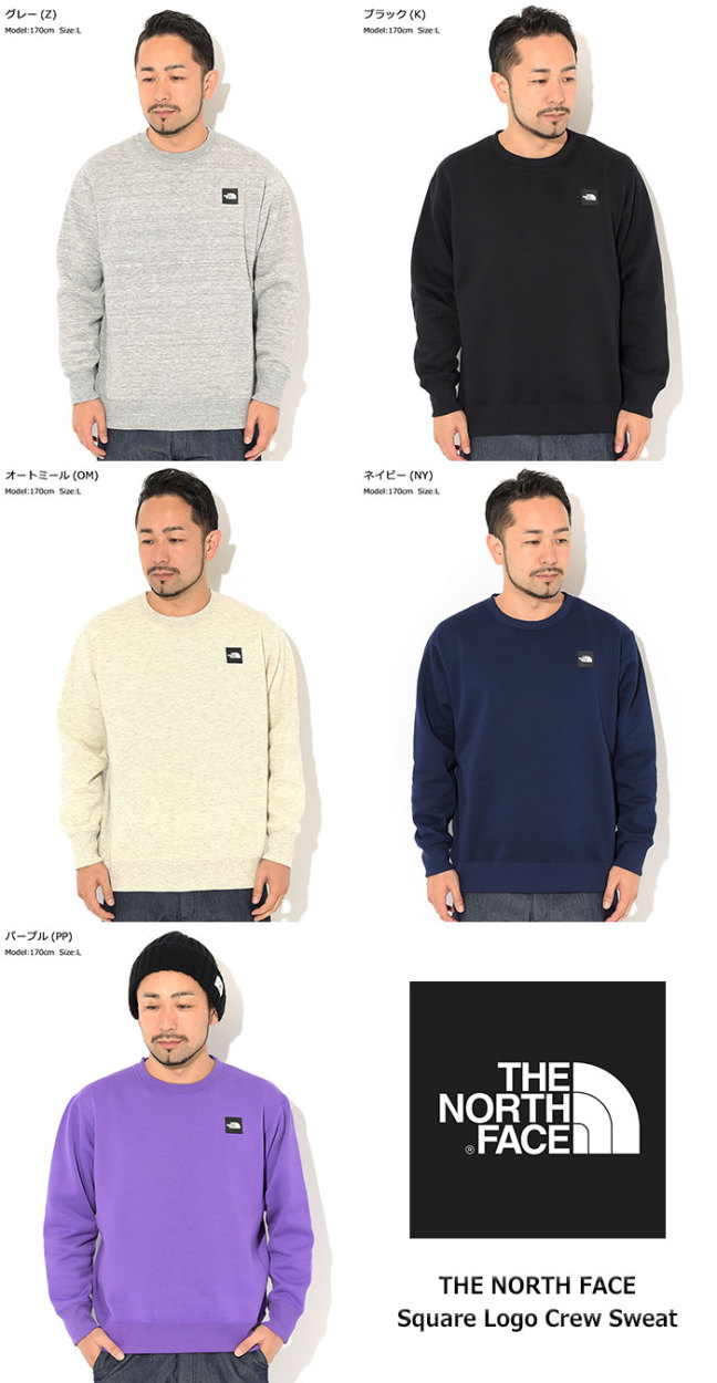 ザ ノースフェイス トレーナー THE NORTH FACE メンズ スクエア ロゴ クルー スウェット(Square Logo Crew Sweat  2020秋冬 トップス NT62041)