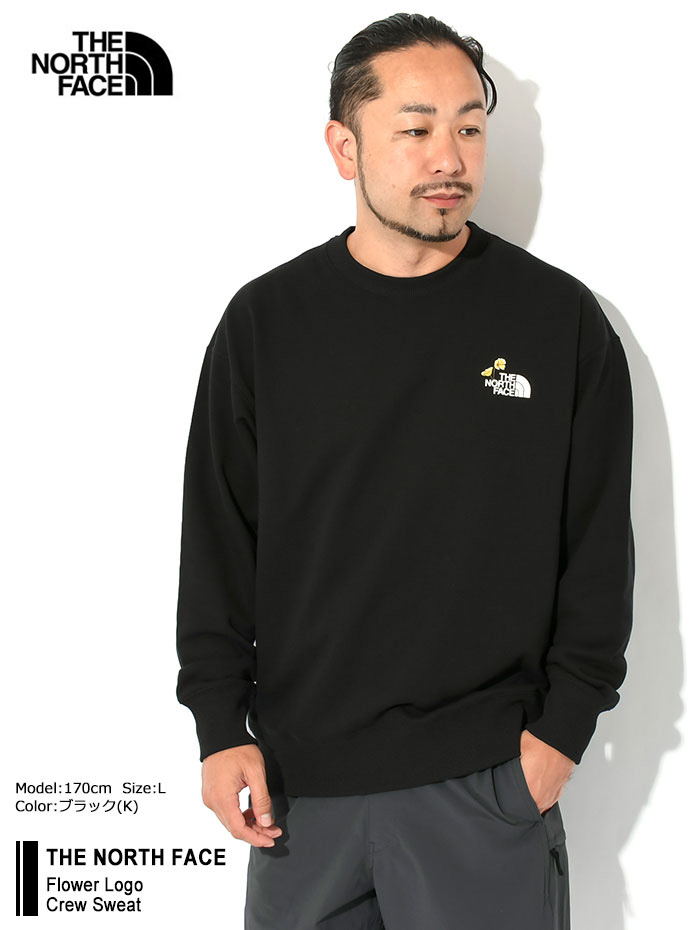 ザ ノースフェイス トレーナー THE NORTH FACE メンズ 23FW フラワー ロゴ クルー スウェット ( Flower Logo  Crew Sweat 2023秋冬 NT62335 国内正規 )