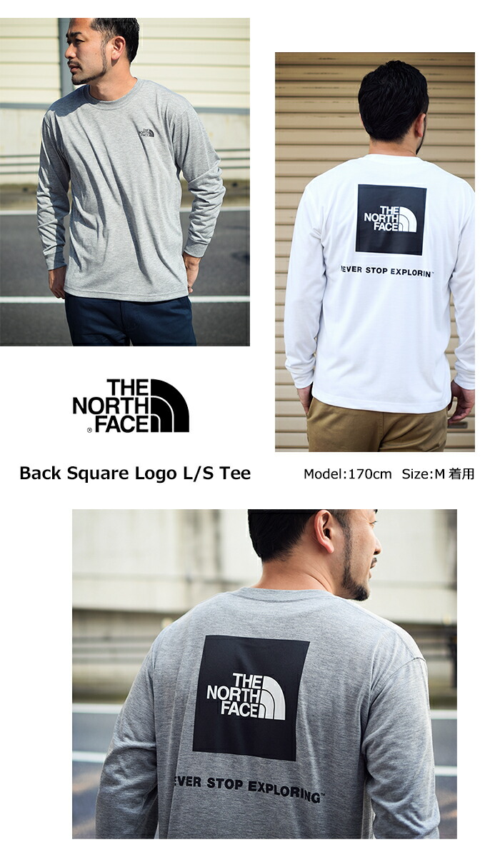 THE NORTH FACEザ ノースフェイスのTシャツ Back Square Logo06