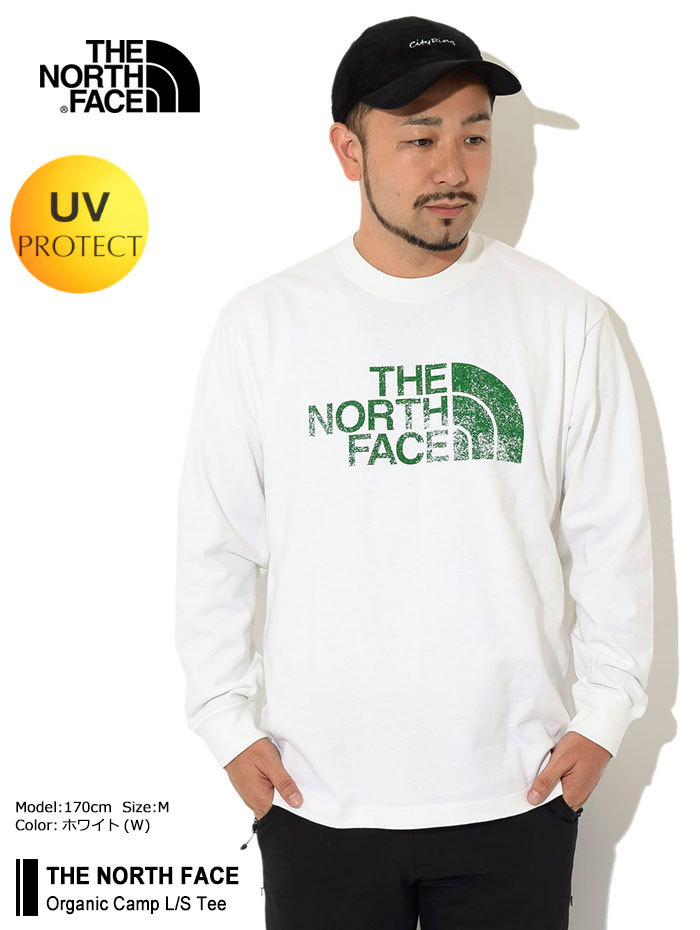 ザ ノースフェイス Tシャツ 長袖 THE NORTH FACE メンズ オーガニック