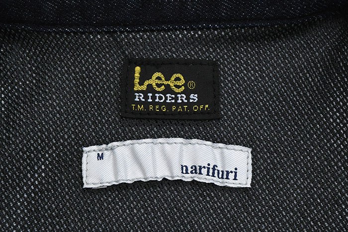 narifuriナリフリのジャケット Lee 101J Riders Denim07