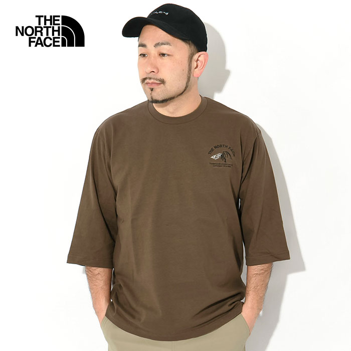 素敵でユニークな THE メンズ 七分袖 Tシャツ ザ・ノース・フェイス FACE NORTH トップス