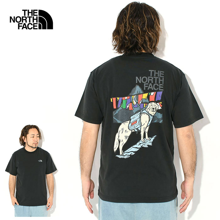 THE NORTH FACE（ザ ノースフェイス） Tシャツ 半袖 メンズ ドッグ