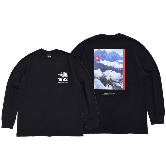 ザ ノースフェイス ロンT Tシャツ 長袖 THE NORTH FACE メンズ 30th ヌプシ ( 30th Nuptse L/S Tee 2022秋冬 カットソー NT82235 国内正規 )｜icefield｜02