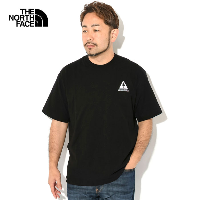 THE NORTH FACE ブラック Tシャツ　メンズ　レディース　Ｓサイズ THE NORTH FACE tシャツ バックプリントグラフィッククルー
