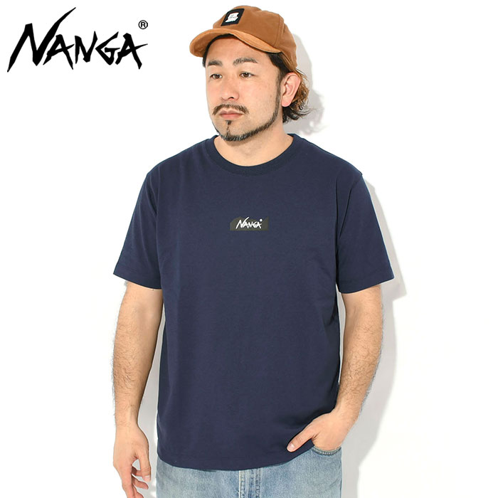 NANGA（ナンガ） Tシャツ 半袖 メンズ エコ ハイブリッド MT ロゴ
