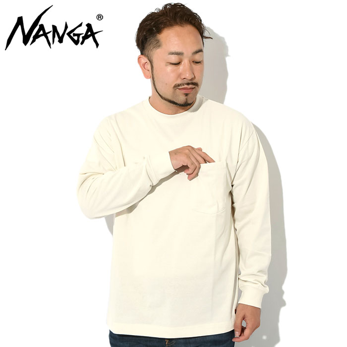 NANGA ナンガ ロンT Tシャツ 長袖 メンズ エコ ハイブリット