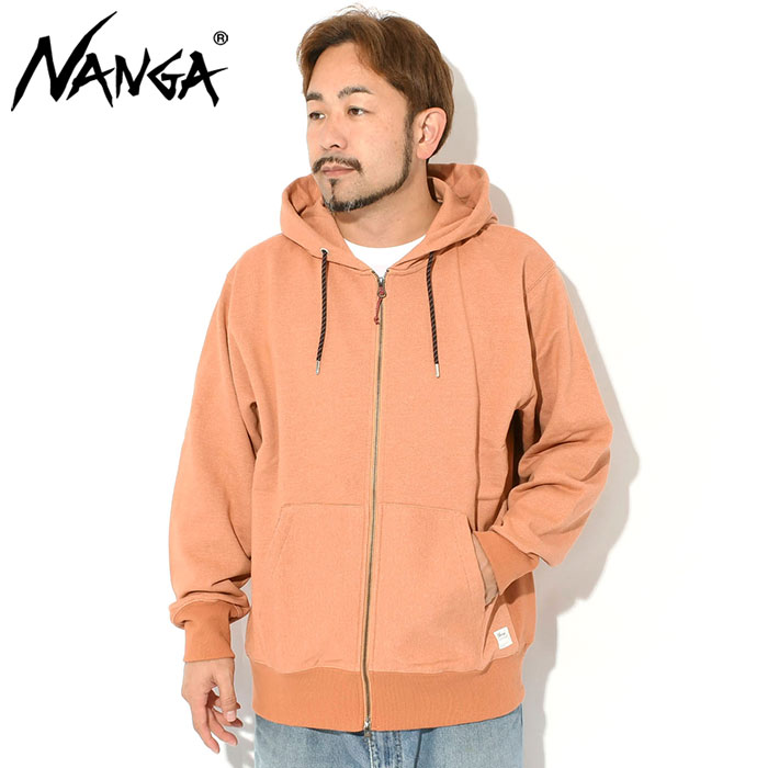NANGA（ナンガ） パーカー ジップアップ メンズ エコ ハイブリッド