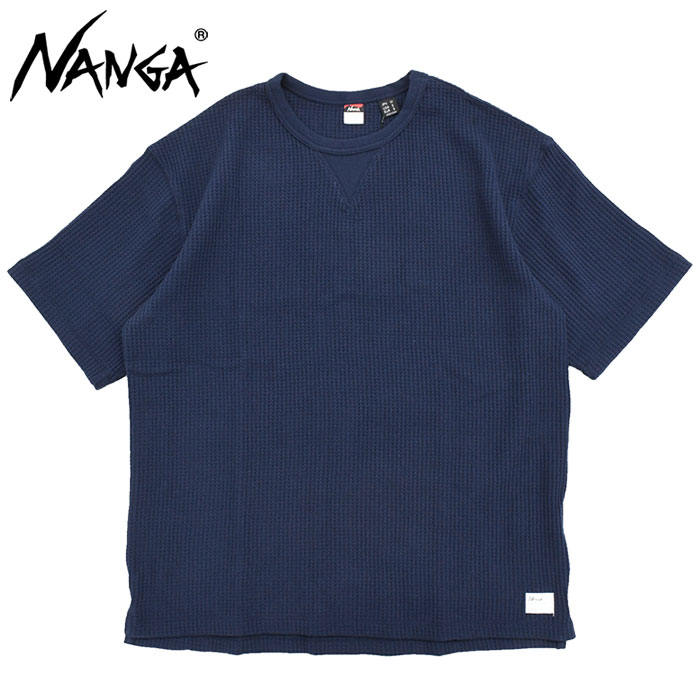 NANGA ナンガ Tシャツ 半袖 メンズ エコ ハイブリット ワッフル