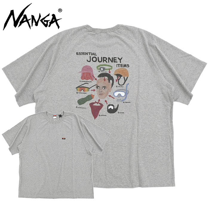 三條　新品NANGA Tシャツ Mサイズ&ノースフェイス NANGA ナンガ Tシャツ 半袖 メンズ エコ ハイブリット ワッフル
