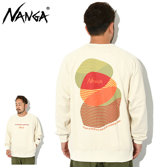 ナンガ トレーナー NANGA メンズ エコ ハイブリッド ザ バランス クルー スウェット (ECO Hybrid The Balance Crew  Sweat トップス NW2331-1F229)