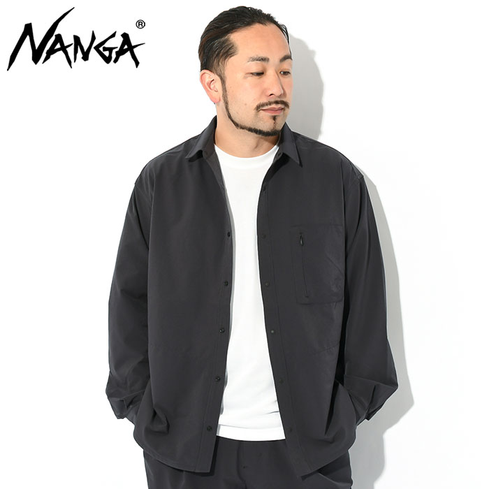 ナンガ シャツ 長袖 NANGA メンズ ドット エア コンフィー ( Dot Air Comfy ...