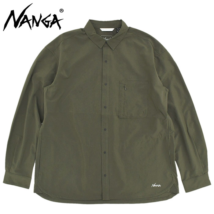 ナンガ シャツ 長袖 NANGA メンズ ドット エア コンフィー ( Dot Air Comfy ...