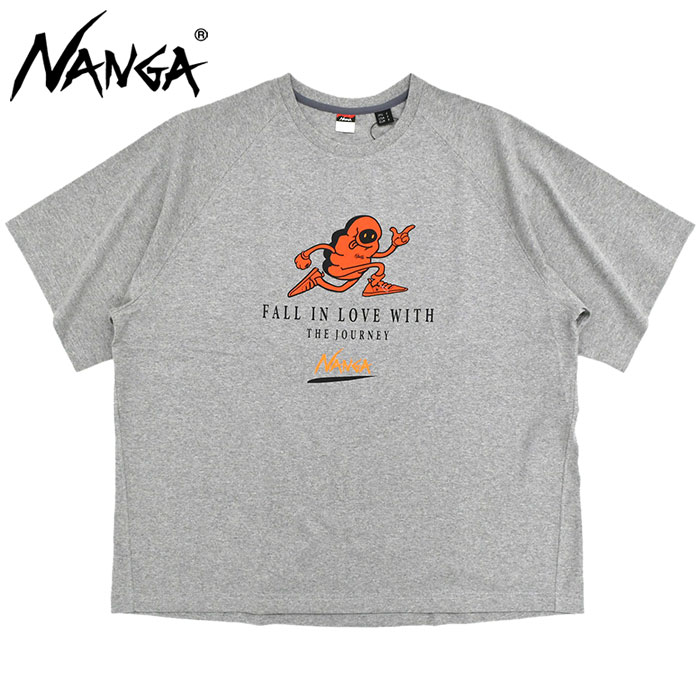 ナンガ Tシャツ 半袖 NANGA メンズ エコ ハイブリッド レーヴ ( ECO Hybrid Reve S/S Tee ビッグシルエット オーバーサイズ カットソー NW2411-1G812 )[M便 1/1]｜icefield｜04