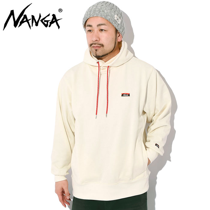 美品❗️バスブリゲード×NANGAフーディ♪Ｌ NANGA × BASS BRIGADE SIGNATURE HOODIE - ASH