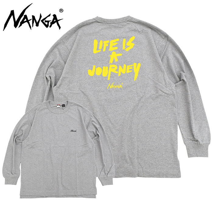 NANGA ナンガ ロンT Tシャツ 長袖 メンズ エコ ハイブリッド