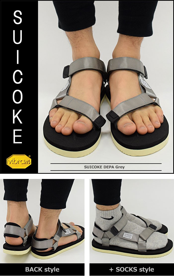 suicoke スイコック SUICOKE サンダル メンズ 男性用 DEPA Grey