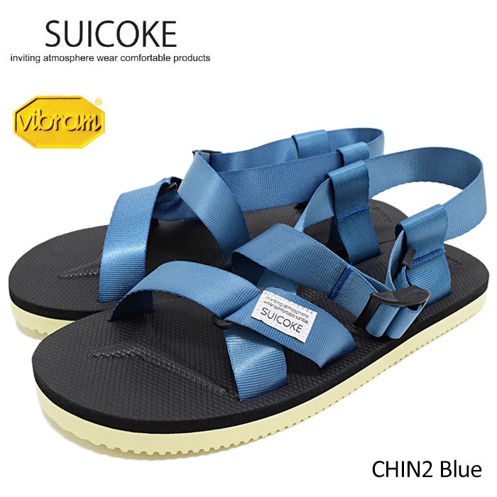 スイコック SUICOKE サンダル メンズ 男性用 CHIN2 Blue(suicoke