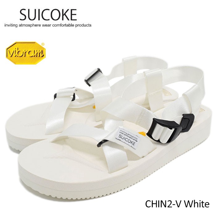 スイコック サンダル SUICOKE メンズ 男性用 CHIN2-V White