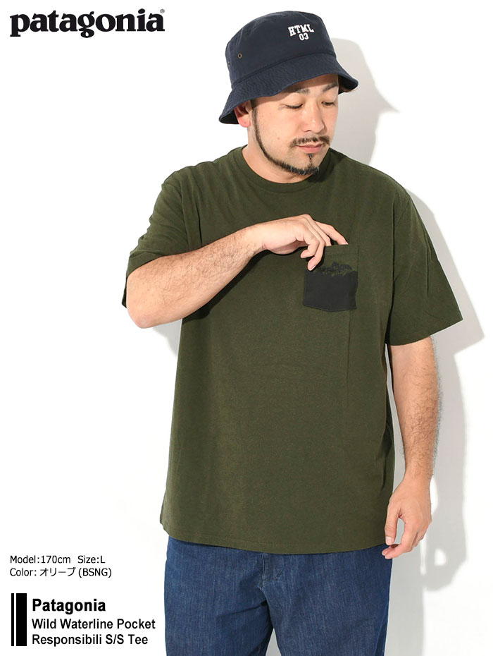 patagonia（パタゴニア） Tシャツ 半袖 メンズ ワイルド ウォーター
