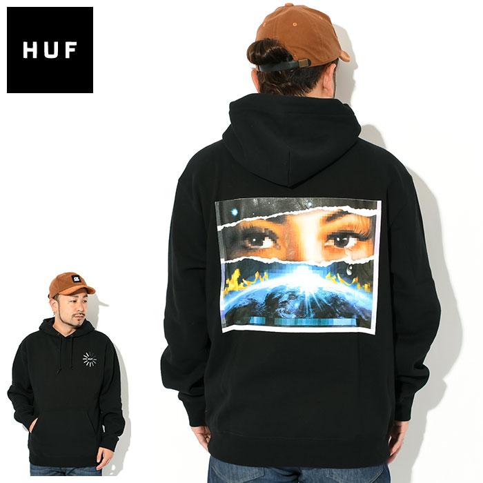 ハフ パーカー プルオーバー HUF メンズ デジタル ドメイン ( HUF Digital Domain Pullover Hoodie スウェット  トップス 男性用 PF00618 )