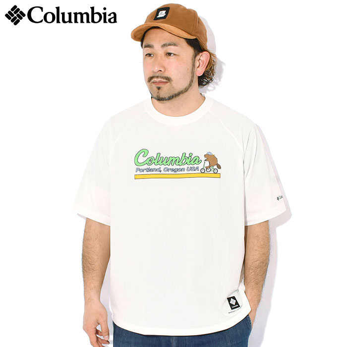 【美品】CMF OUTDOOR GARMENT ラグビーシャツ XL 吸水速乾 Columbia（コロンビア） Tシャツ 半袖 メンズ レイ リバー ラグラン