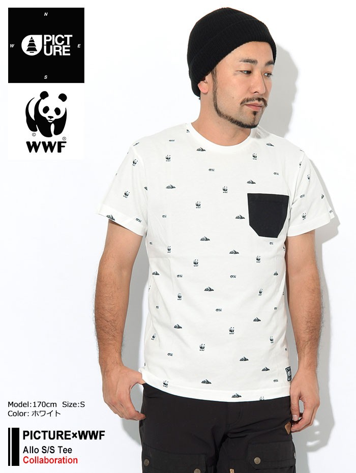 ピクチャー Tシャツ 半袖 PICTURE メンズ WWF アロ コラボ(picture×WWF