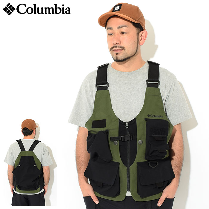コロンビア ジャケット Columbia メンズ グリーン パインズ ベスト ( Green Pines Vest JACKET アウター アウトドア  男性用 PM0085 )