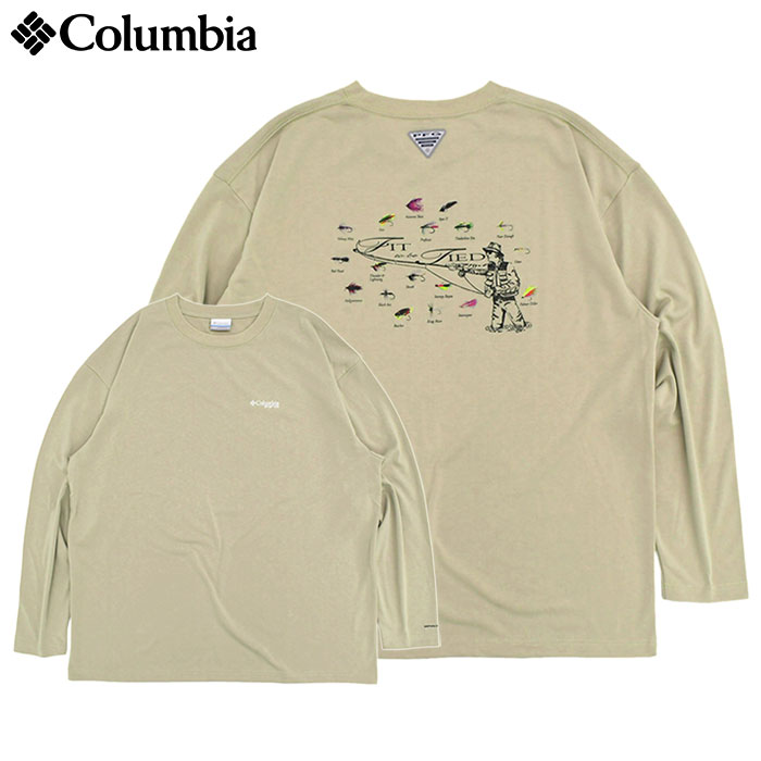 コロンビア ロンT Tシャツ 長袖 Columbia メンズ バーン ノベル グラフィック ( Burn Novel Graphic L/S Tee ビッグシルエット オーバーサイズ PM0281 )｜icefield｜03