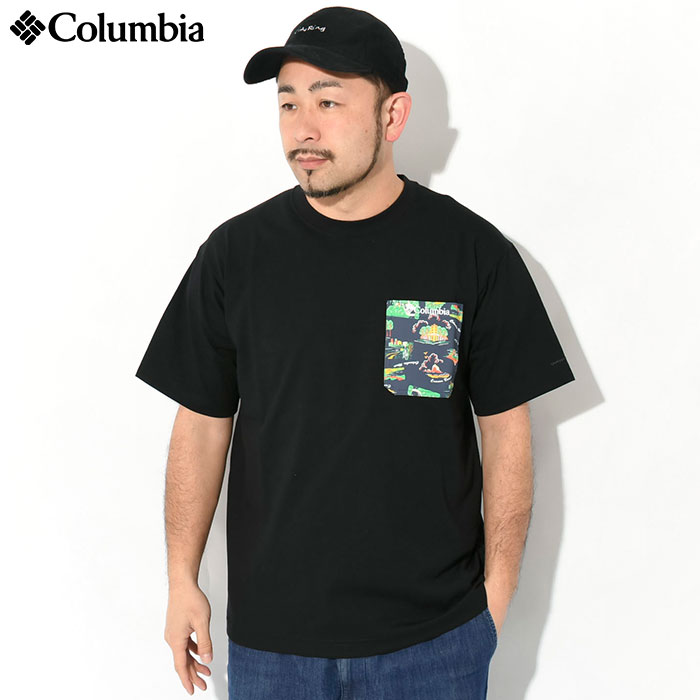 日本未発売　A YOUNG HIKER X ACRONYM　Tシャツ 　サイズS Columbia（コロンビア） シダートレイルバックグラフィックTシャツ