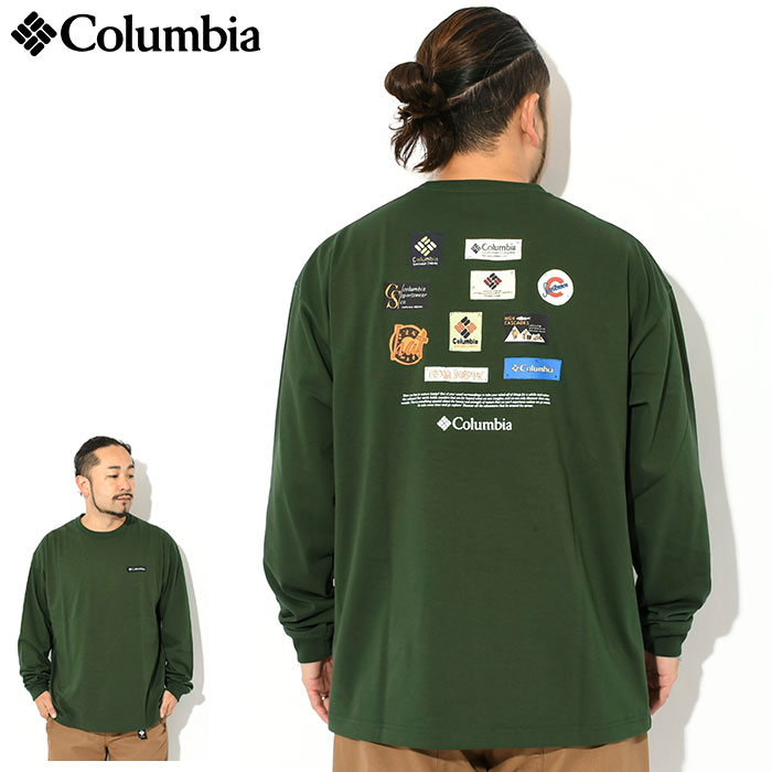 コロンビア ロンT Tシャツ 長袖 Columbia メンズ ティガー ガーデン ( Tyger Garden L/S Tee ビッグシルエット  オーバーサイズ PM0568 )