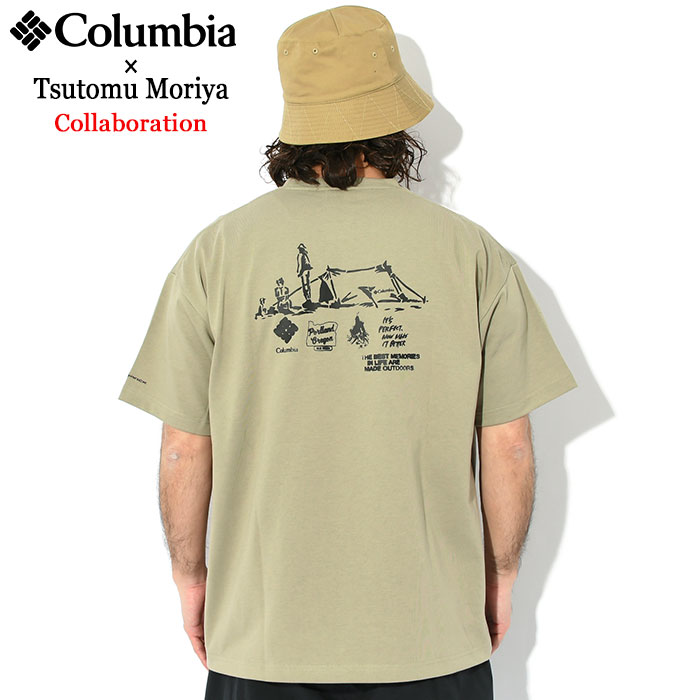 コロンビア Tシャツ 半袖 Columbia メンズ 守矢努 フォレストキャンプラバーズ コラボ (Tsutomu Moriya Forest Camp Lovers S/S Tee PM0823)[M便 1/1]｜icefield｜04