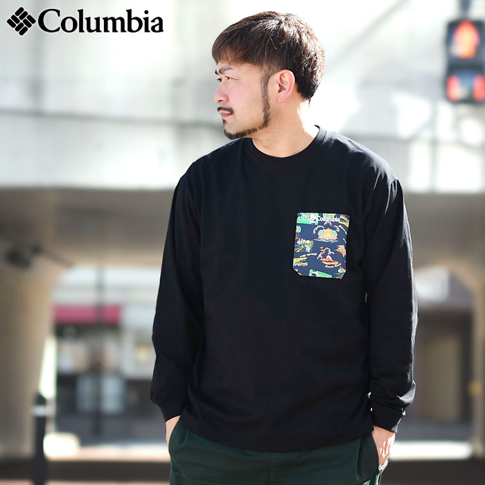 Columbia コロンビア カットソー 長袖 メンズ 25SS ヤング