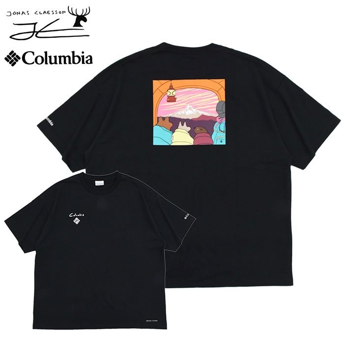 コロンビア Tシャツ 半袖 Columbia メンズ ジョナス クレアッソン レイク トゥー アヴェニュー コラボ(Jonas Claesson  Lake To Avenue Tee PM1859)[M便 1/1]