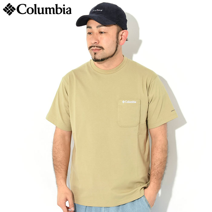 コロンビア Tシャツ 半袖 Columbia メンズ ヤハラ フォレスト ポケット クルーネック (...