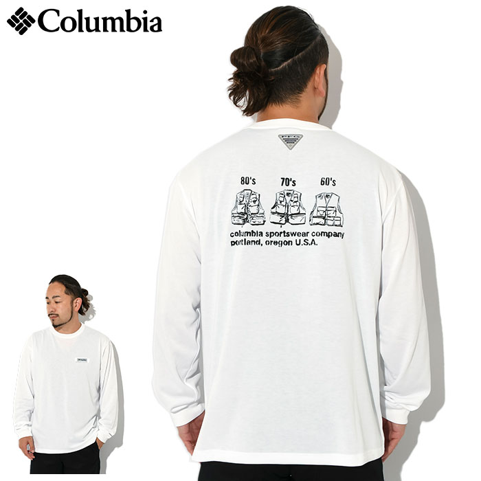 コロンビア ロンT Tシャツ 長袖 Columbia メンズ バーン ノベル ( Burn Novel L/S Tee T-SHIRTS 長袖Tシャツ トップス アウトドア 男性用 PM3920 )｜icefield｜02