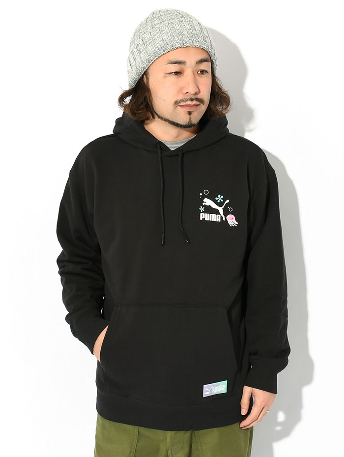 PUMA プーマ パーカー プルオーバー メンズ スポンジボブ
