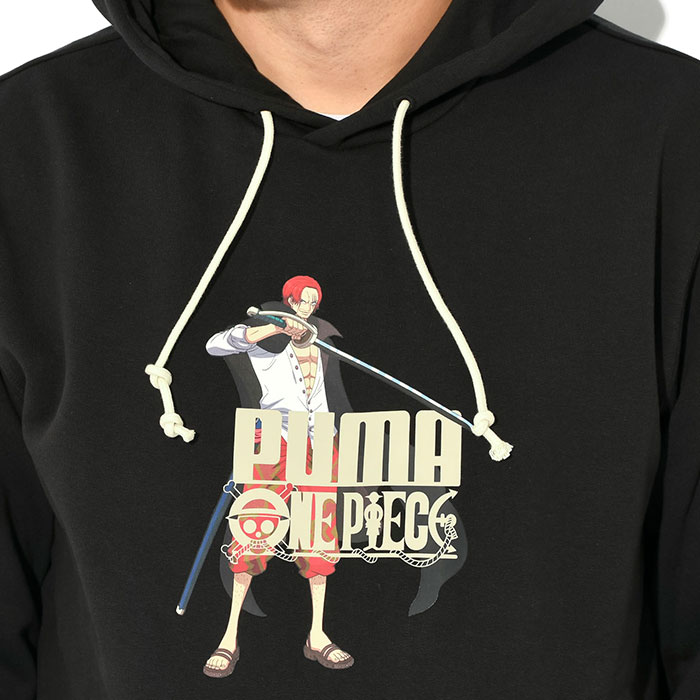 プーマ パーカー プルオーバー PUMA メンズ ワンピース コラボ ( ONE PIECE Pullover Hoodie シャンクス スウェット  トップス 624666 )