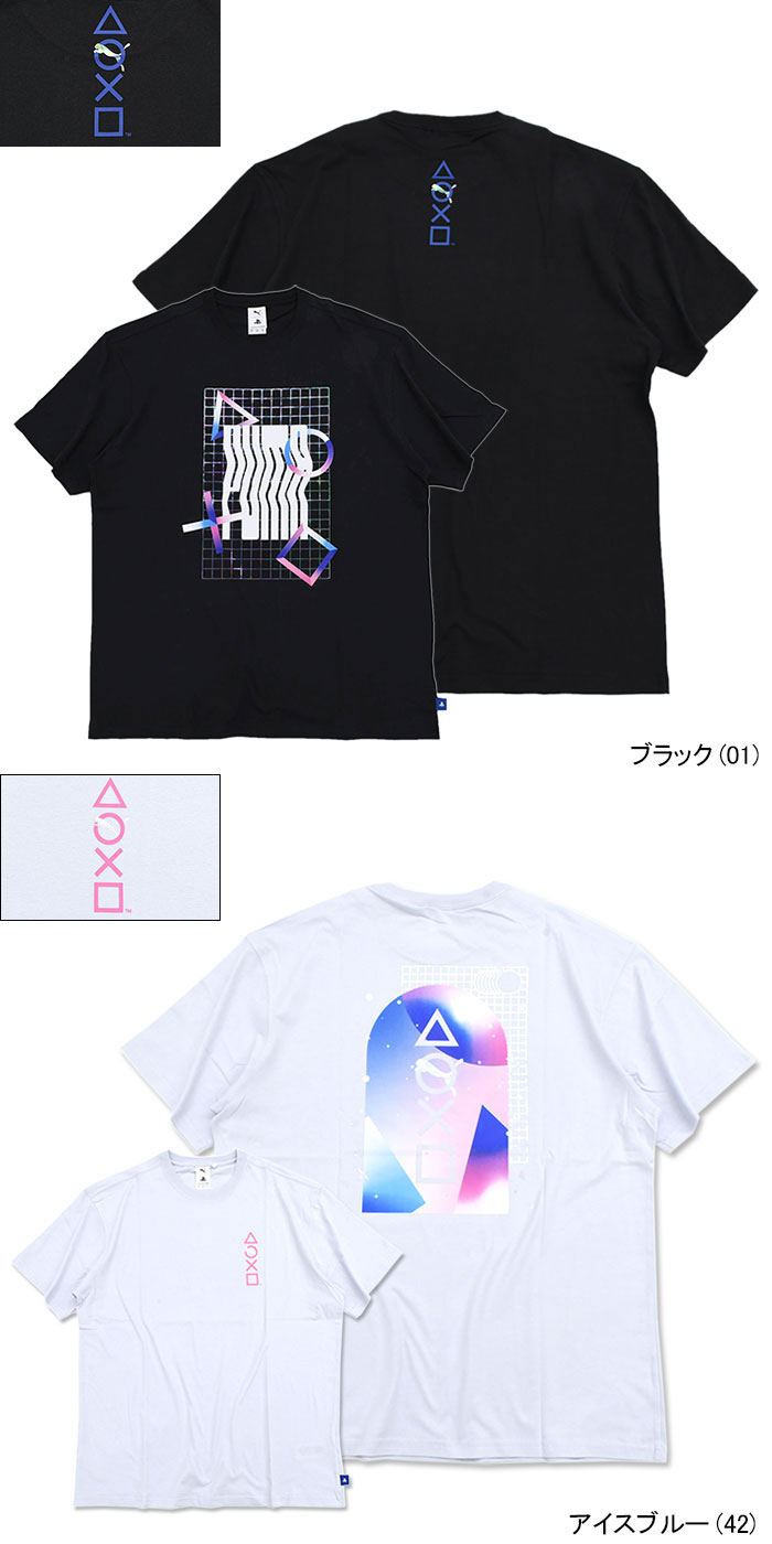 PUMA プーマ Tシャツ 半袖 メンズ プレイステーション エレベ