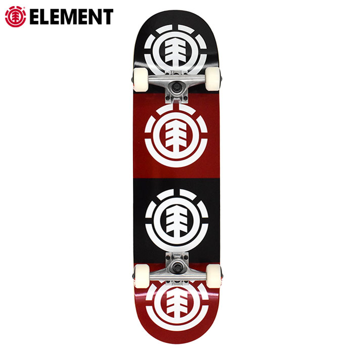 エレメント スケボー スケートボード コンプリート デッキ ELEMENT Quadrant Black Red (8.0inch 8.0インチ 完成品 組み立て済み BC027-434)｜icefield｜02