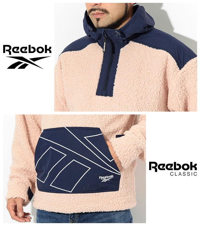 リーボック ジャケット Reebok メンズ クラシック ベクター シェルパ