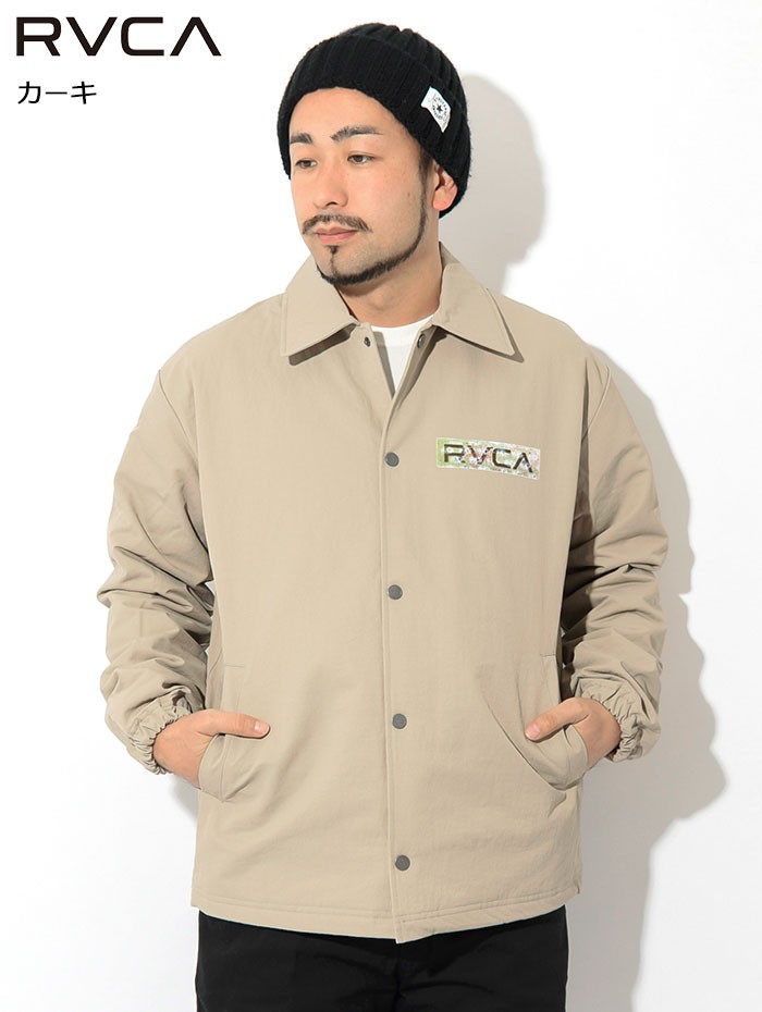 RVCA（ルーカ） ジャケット メンズ セリグラフ コーチジャケット