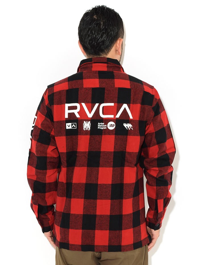 RVCA（ルーカ） シャツ 長袖 メンズ ブラザーズ フランネル ( Brothers
