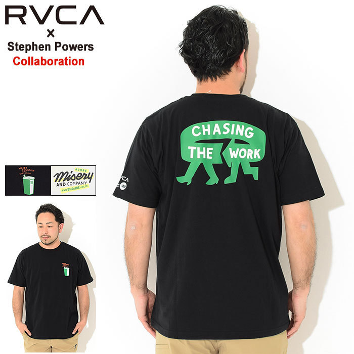 RVCA ルーカ Tシャツ 半袖 メンズ スティーブン パワーズ ESPO