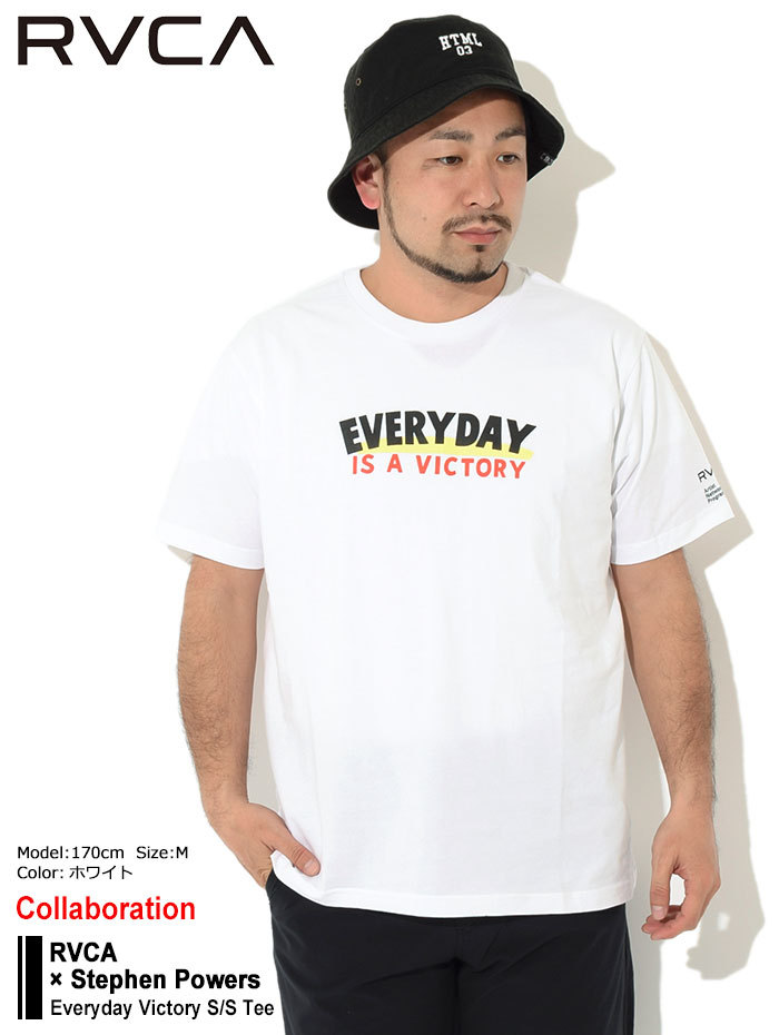 ルーカ Tシャツ 半袖 RVCA メンズ スティーブン パワーズ エブリデイ ビクトリー コラボ (Stephen Powers Everyday  Victory Tee BB041-261) : rvc-bb041-261 : ice field - 通販 - Yahoo!ショッピング