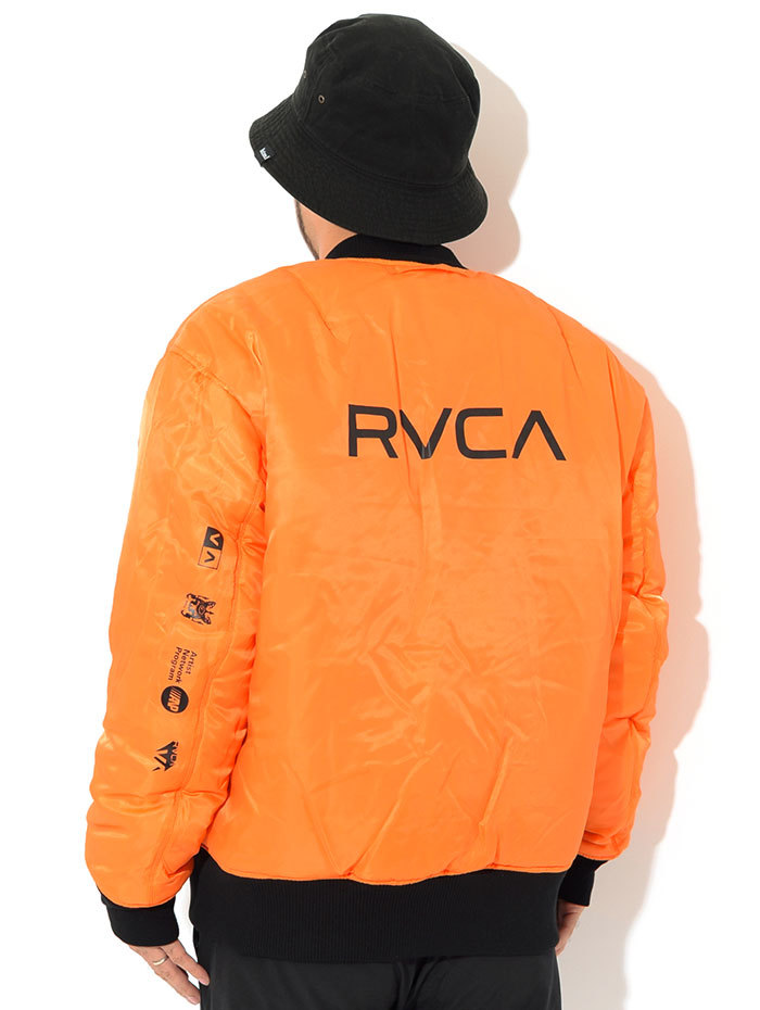 ルーカ ジャケット RVCA メンズ 21FW ホス エムエーワン リバーシブル ( Hoth MA-1 Reversible JKT  フライトジャケット アウター BB042-761 )