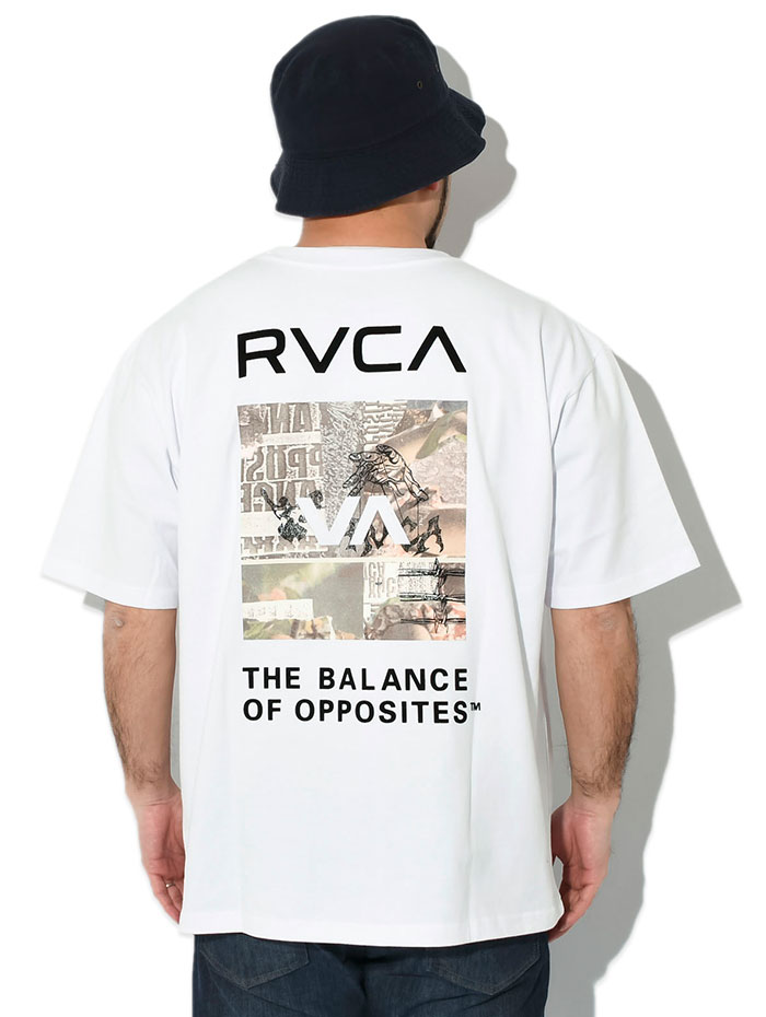ステッカー付き ルーカ ARCH RVCA ビッグシルエット 半袖Tシャツ 赤S