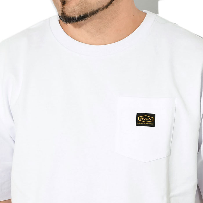 RVCA（ルーカ） Tシャツ 半袖 メンズ アメリカーナ ラベル ポケット