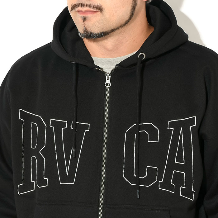RVCA（ルーカ） パーカー ジップアップ メンズ ステッチ フル ジップ